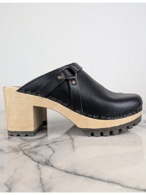 Sven Mini Biker Strap Clogs